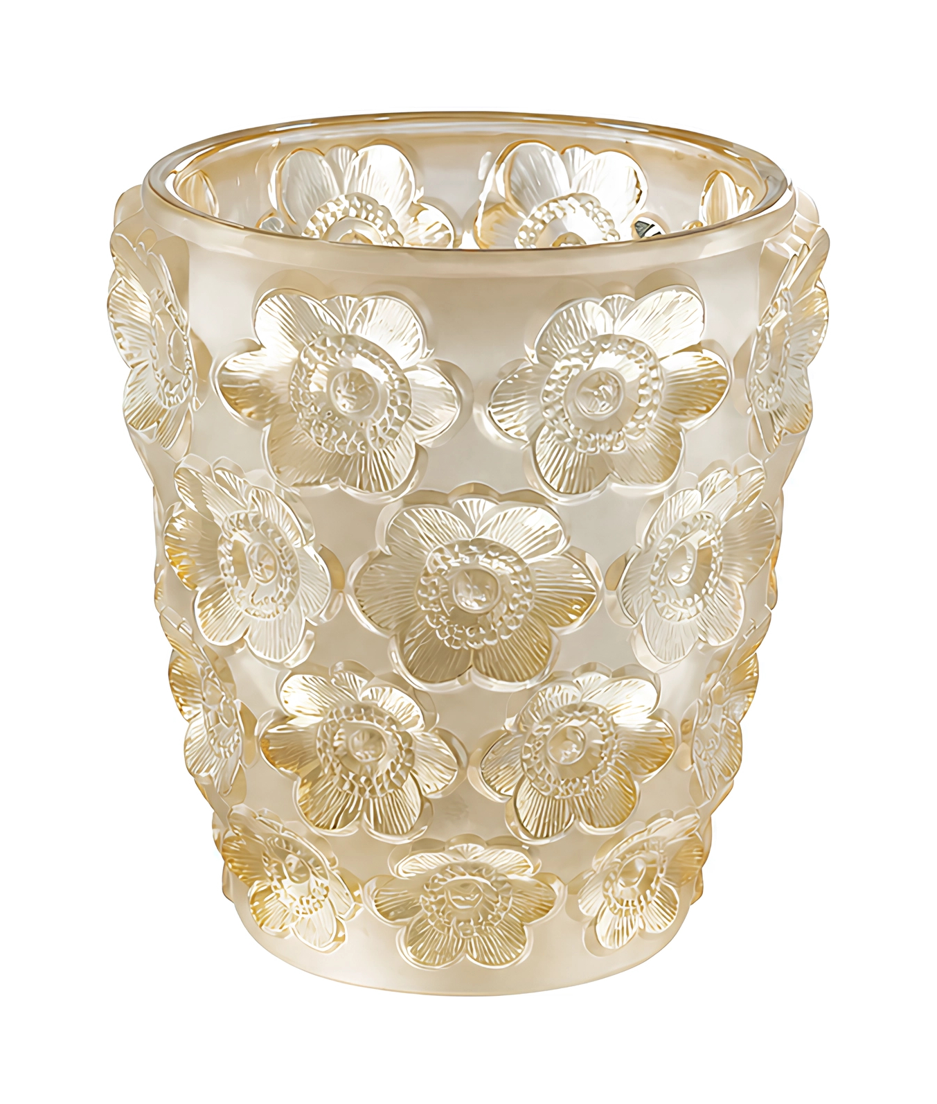 Набор из 2-х подсвечников Anemones 8 см золотистый, хрусталь Lalique 10767100_*