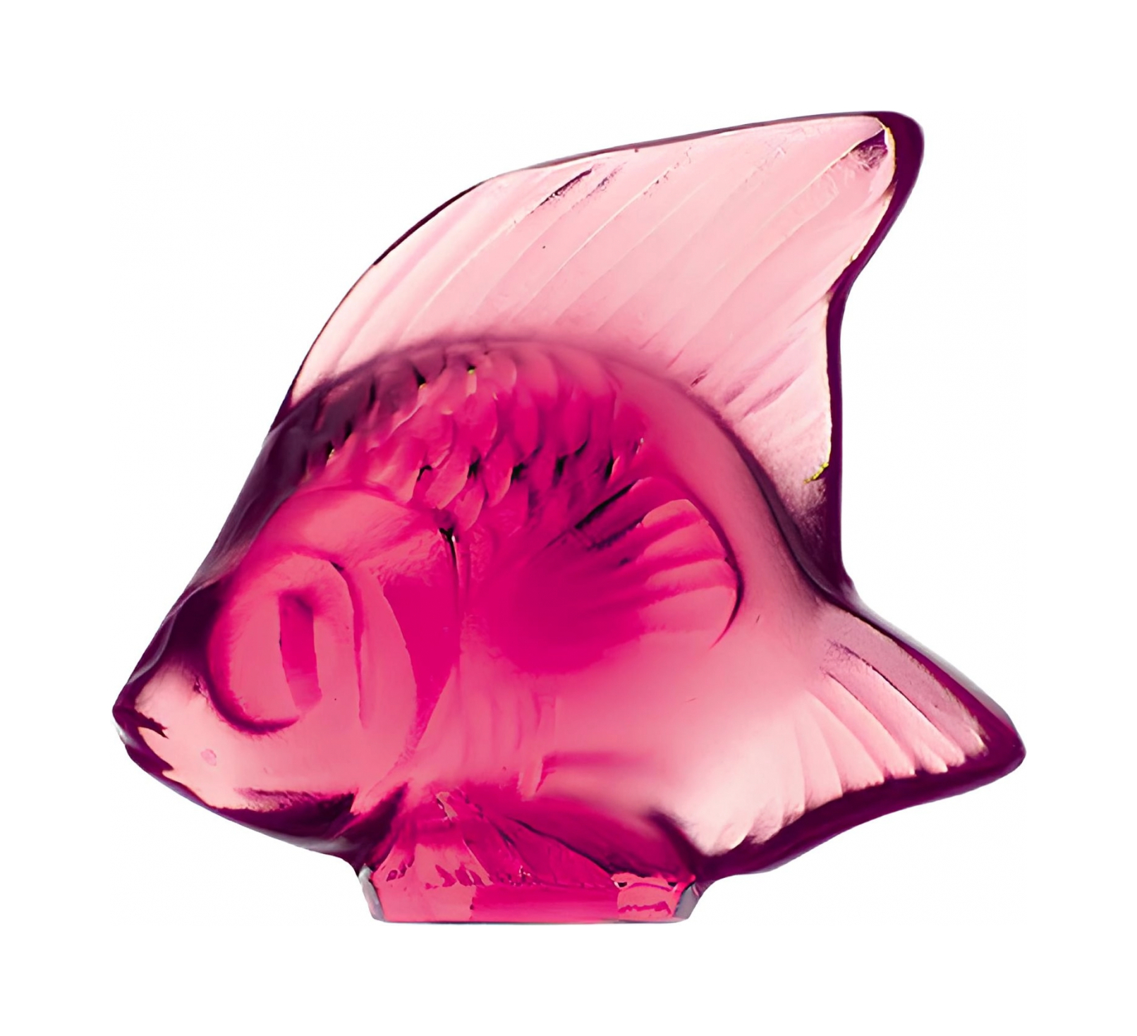 Статуэтка Рыбка фуксия, хрусталь