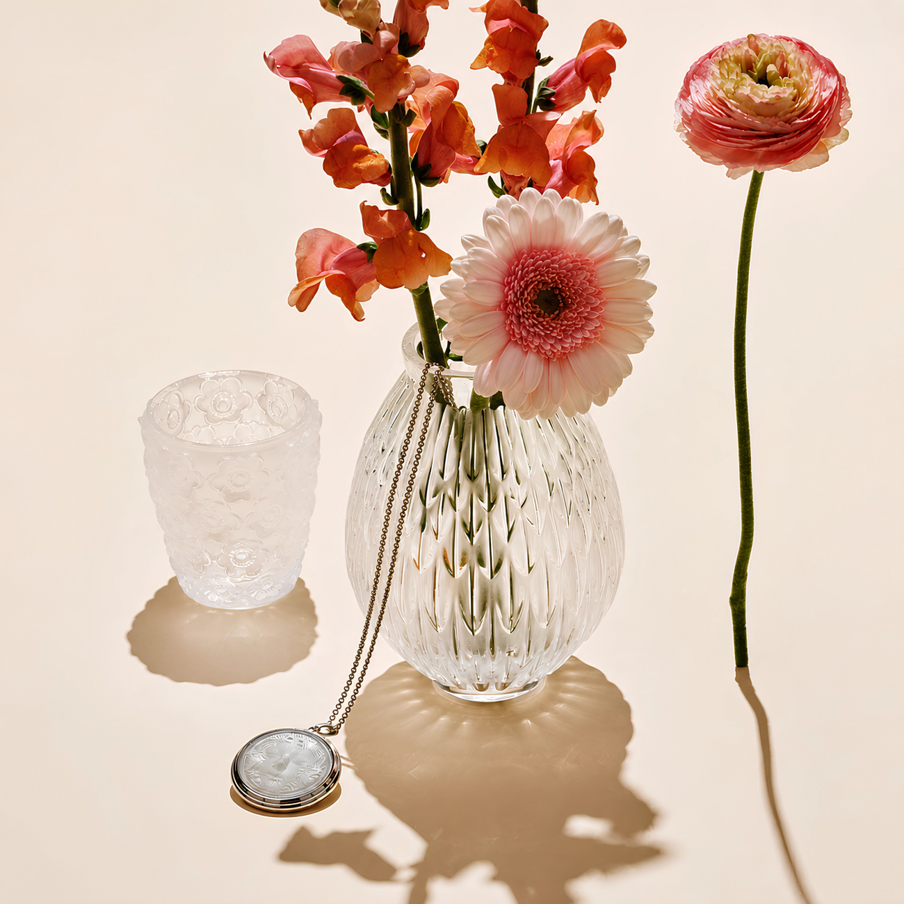 Подсвечник Anemones 8 см прозрачный, хрусталь – 2