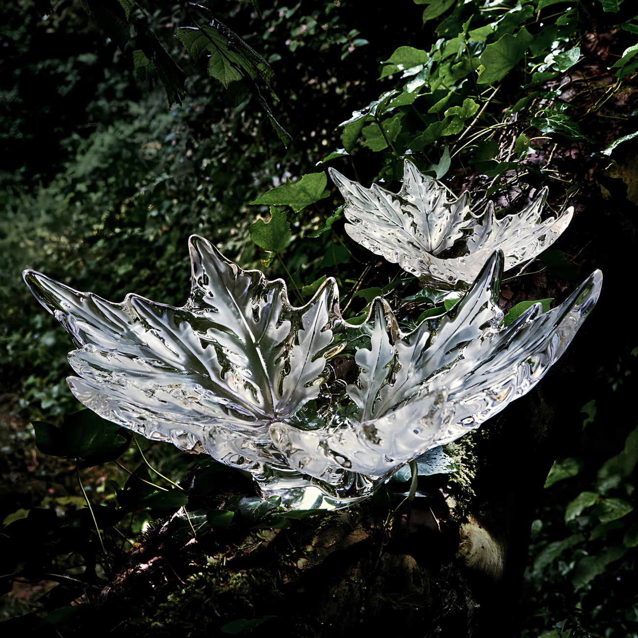 Ваза для фруктов Champs‑Elysées MS прозрачная, хрусталь Lalique 1121600