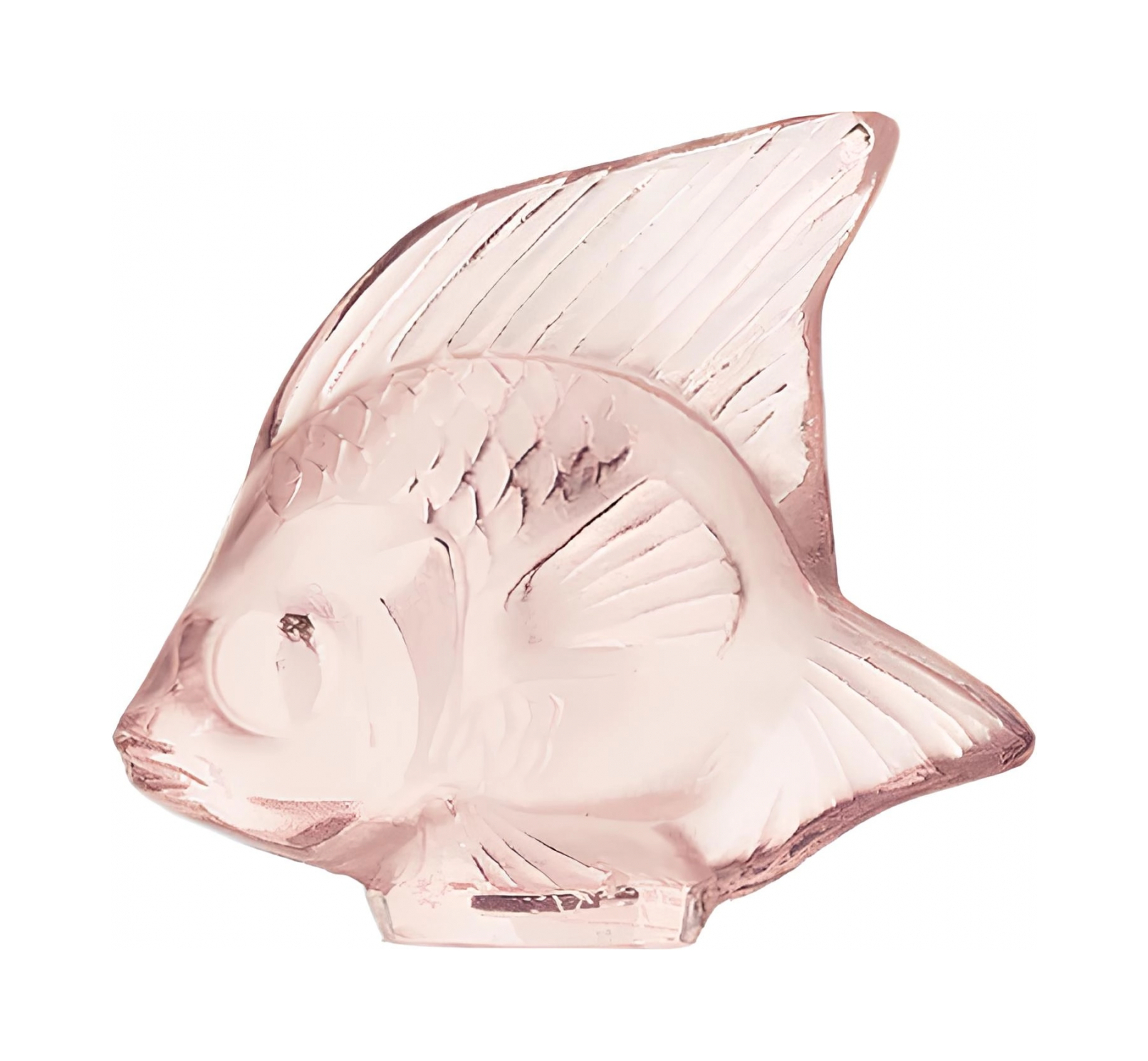 Статуэтка Рыбка розовая, хрусталь