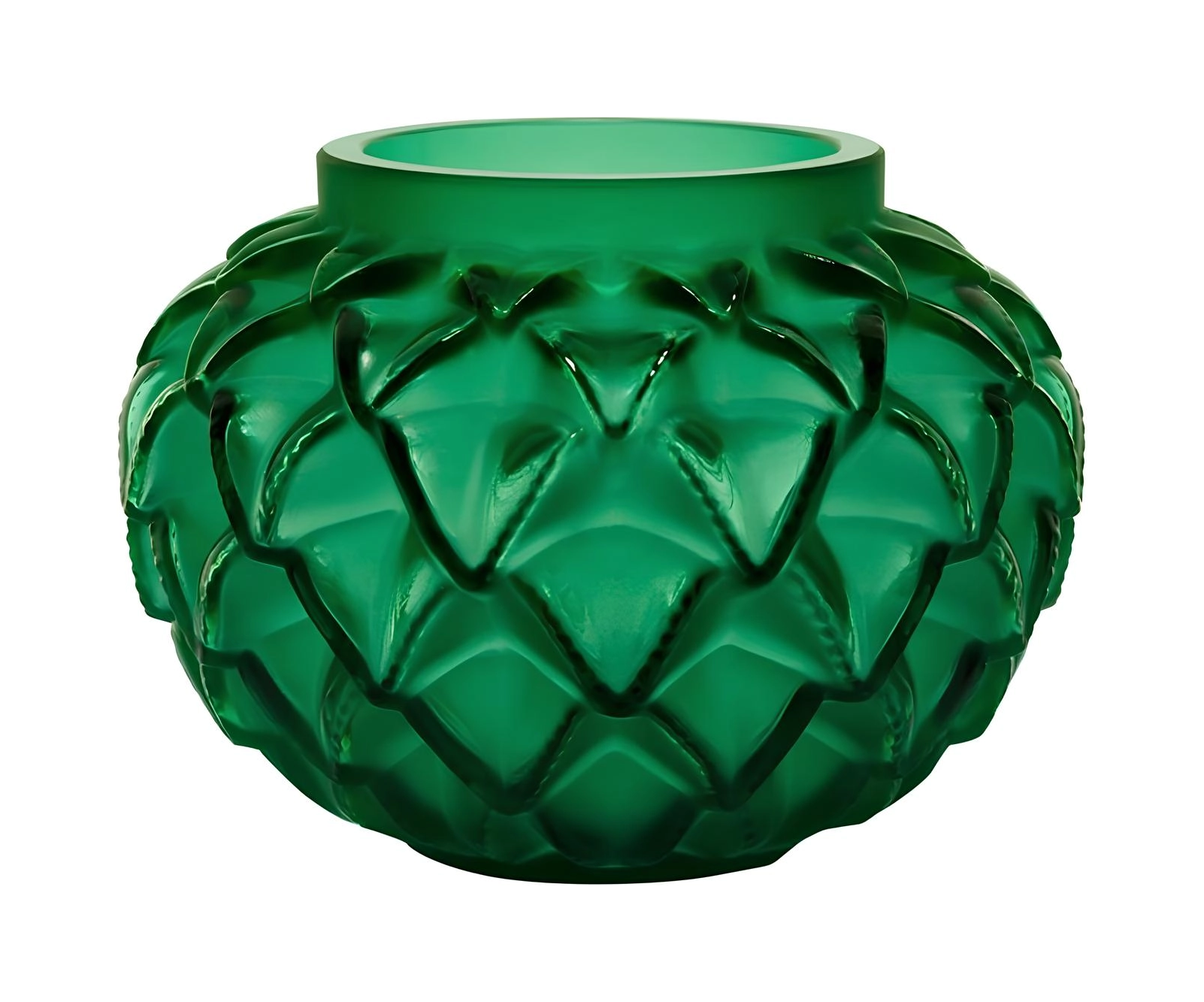 Ваза Languedoc 12 см зелёная, хрусталь