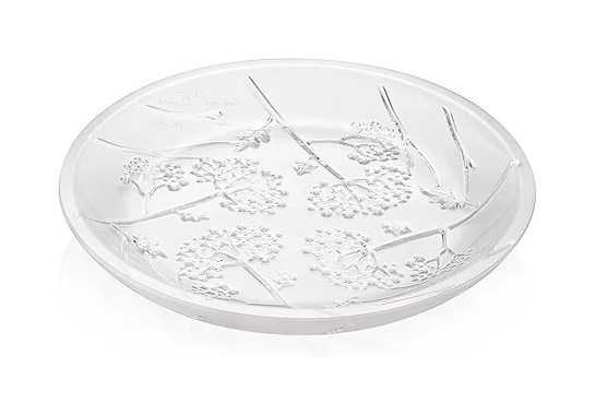 Мелочница Lalique Ombelles 12 см хрустальная