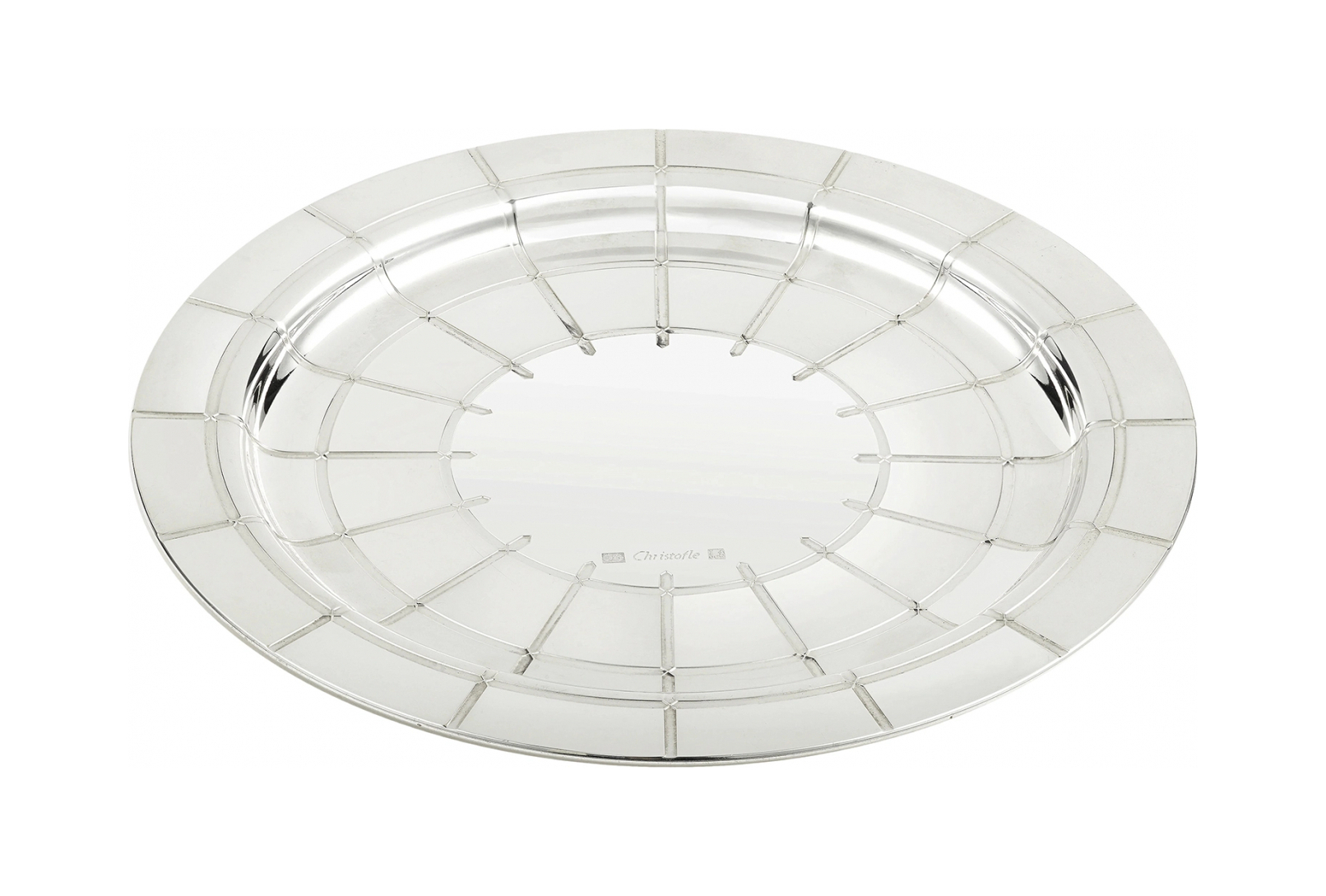 Подставка под графин GRAPHIK 13 см посеребрение