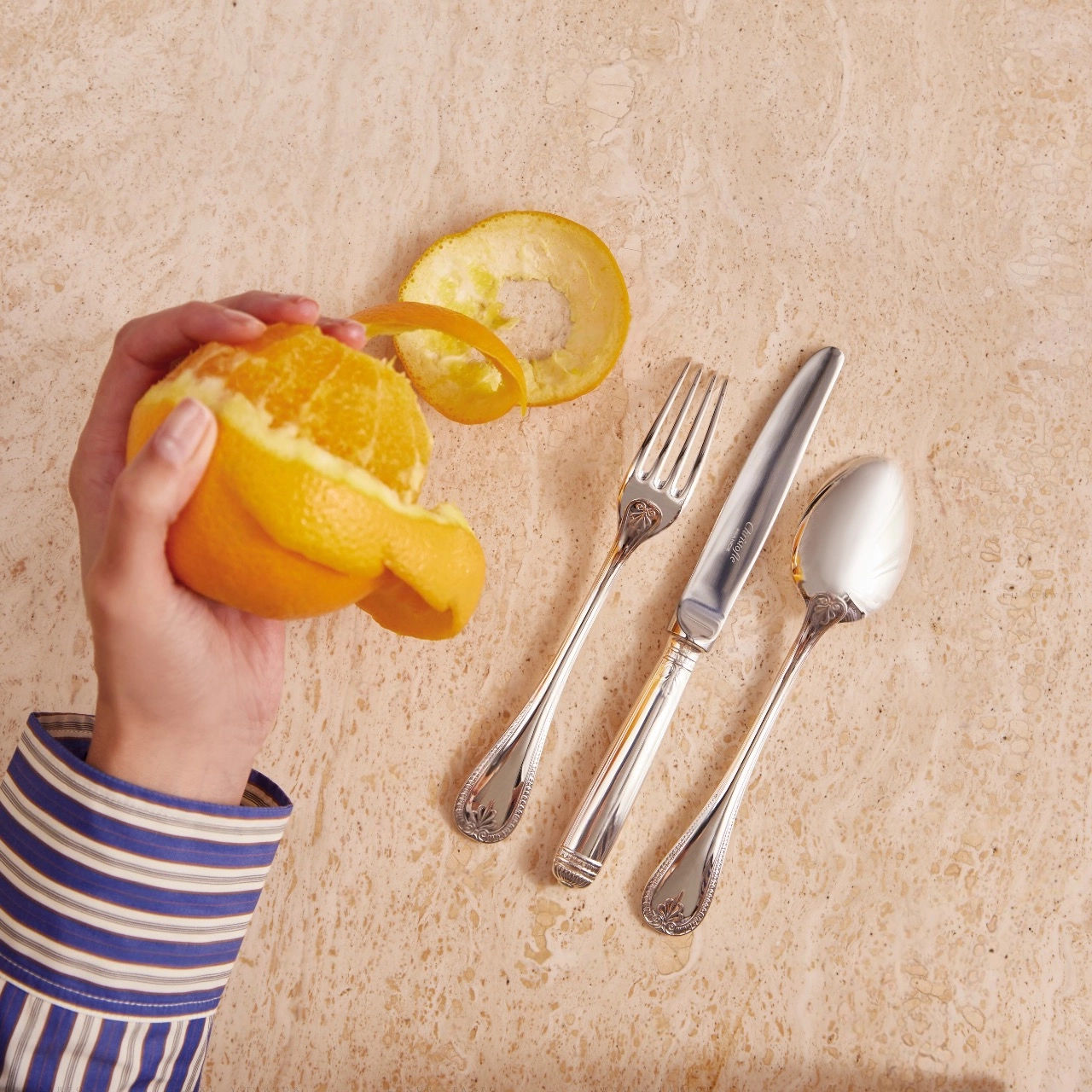 Ложка столовая MALMAISON 20 см посеребрение – 2