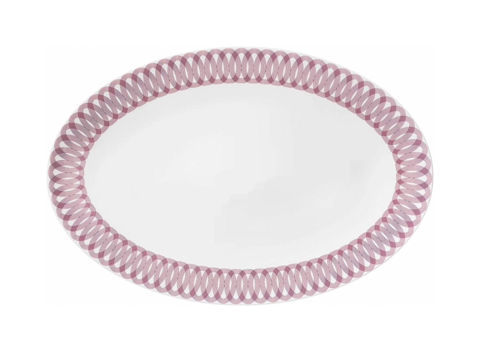 Блюдо овальное MOOD NOMADE большое 42х28 см фарфор