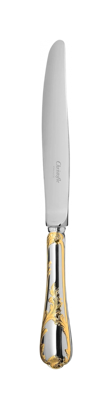 Нож столовый MARLY 25 см посеребрение, позолота Christofle 01238009