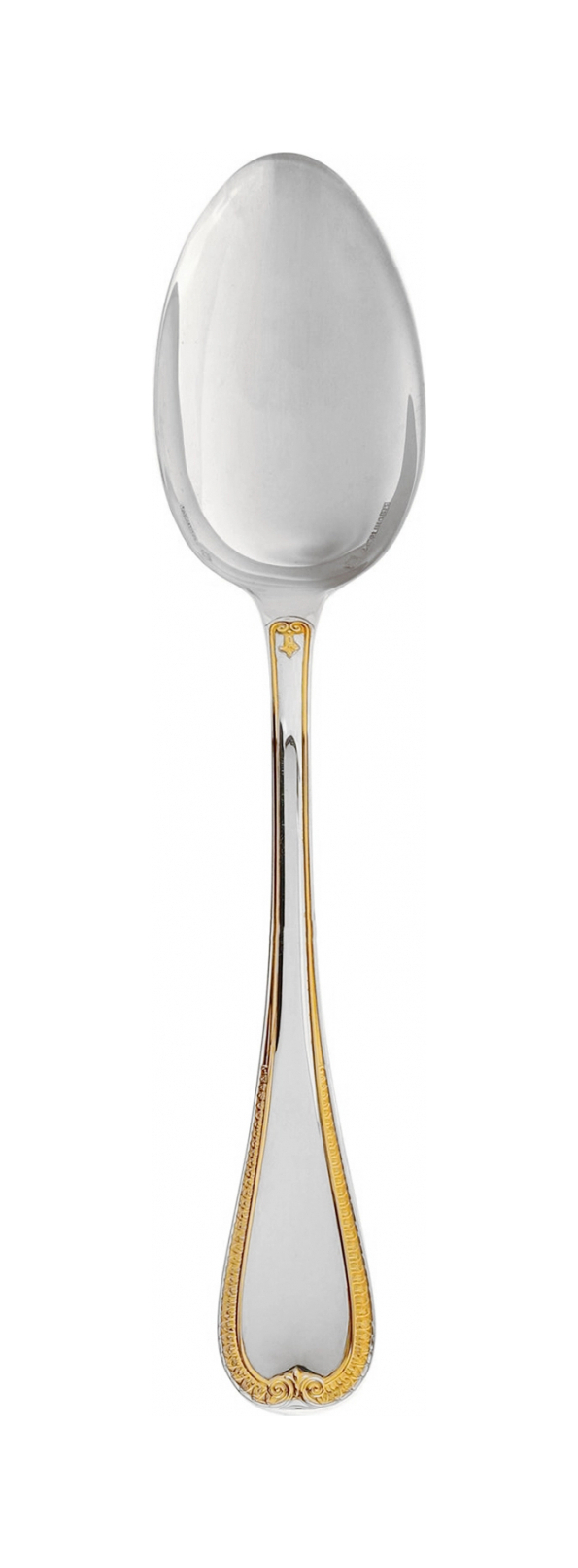 Ложка столовая MALMAISON 20.5 см серебро, позолота