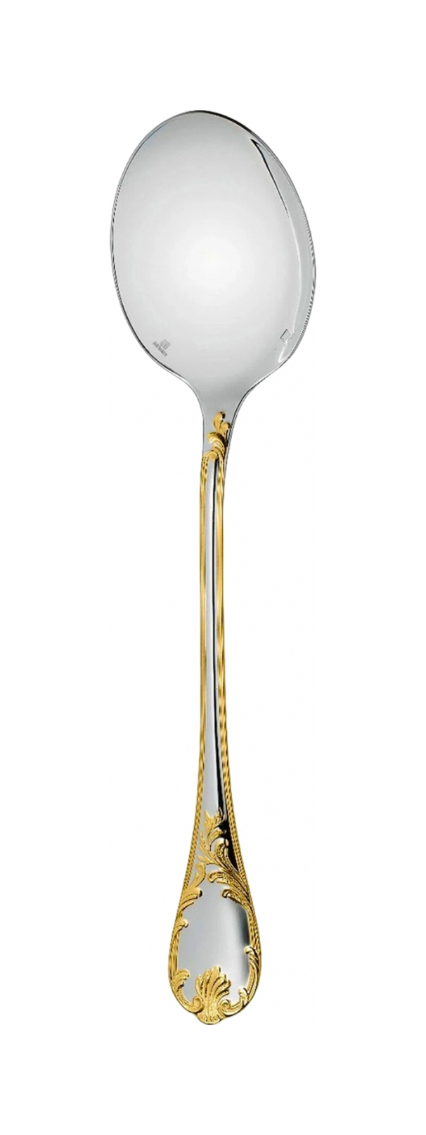 Ложка сервировочная MARLY 24.5 см серебро, позолота – 2