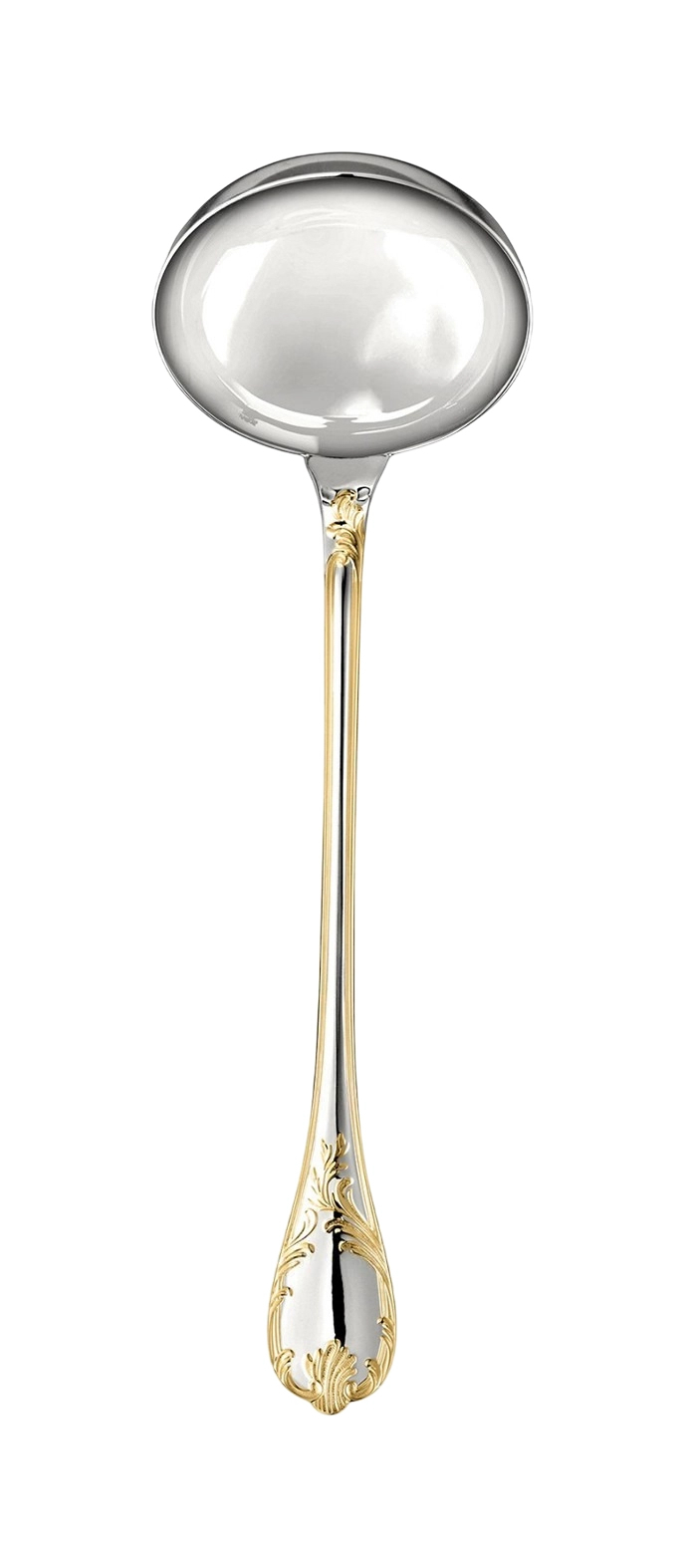 Половник для супа MARLY 28.7 см серебро, позолота