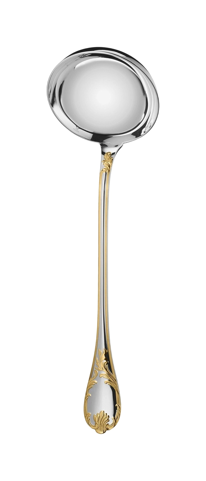 Половник для супа MARLY 28.7 см серебро, позолота – 2