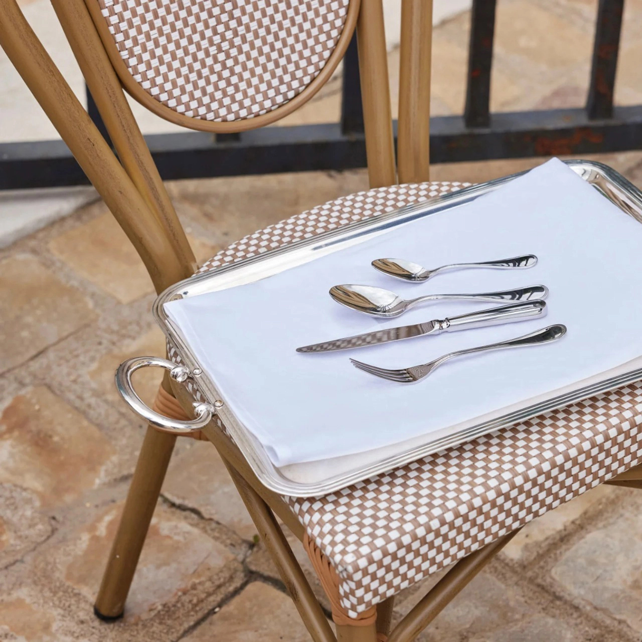 Ложка столовая ALBI 21 см посеребрение Christofle 00021002