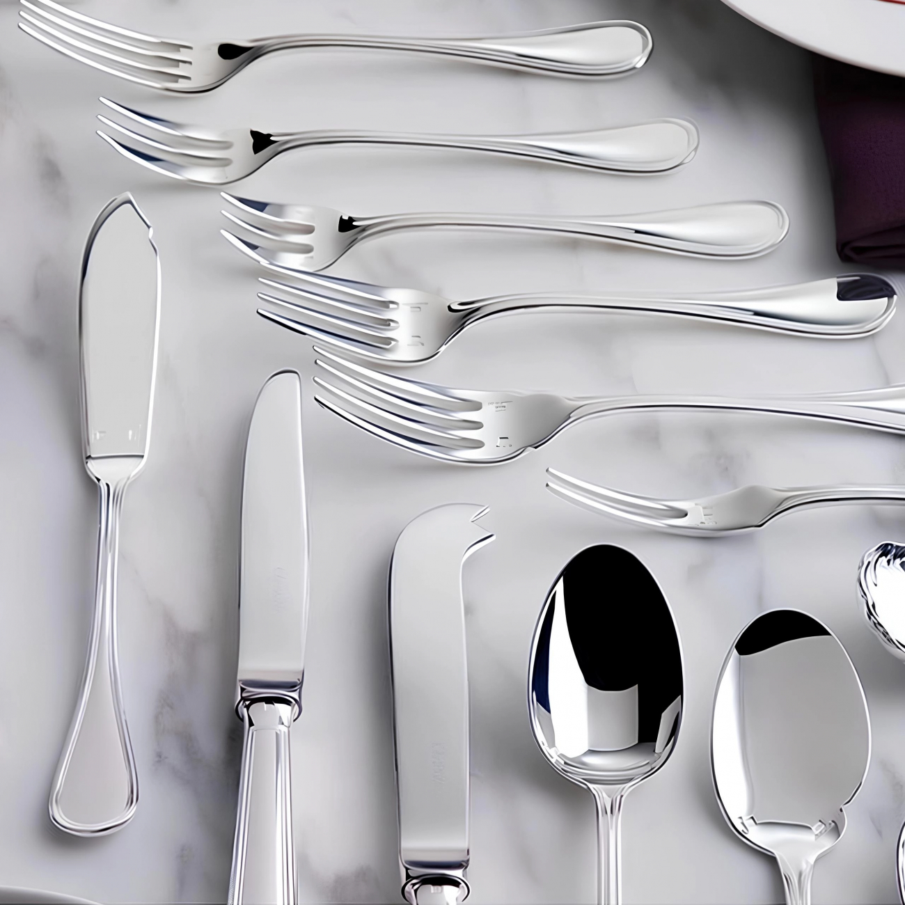 Нож десертный ALBI 19 см посеребрение Christofle 00021010