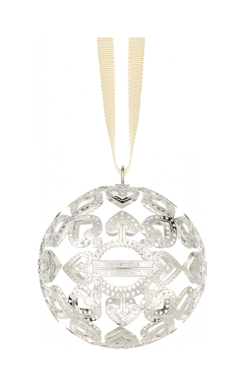 Елочная игрушка 2021 посеребрение