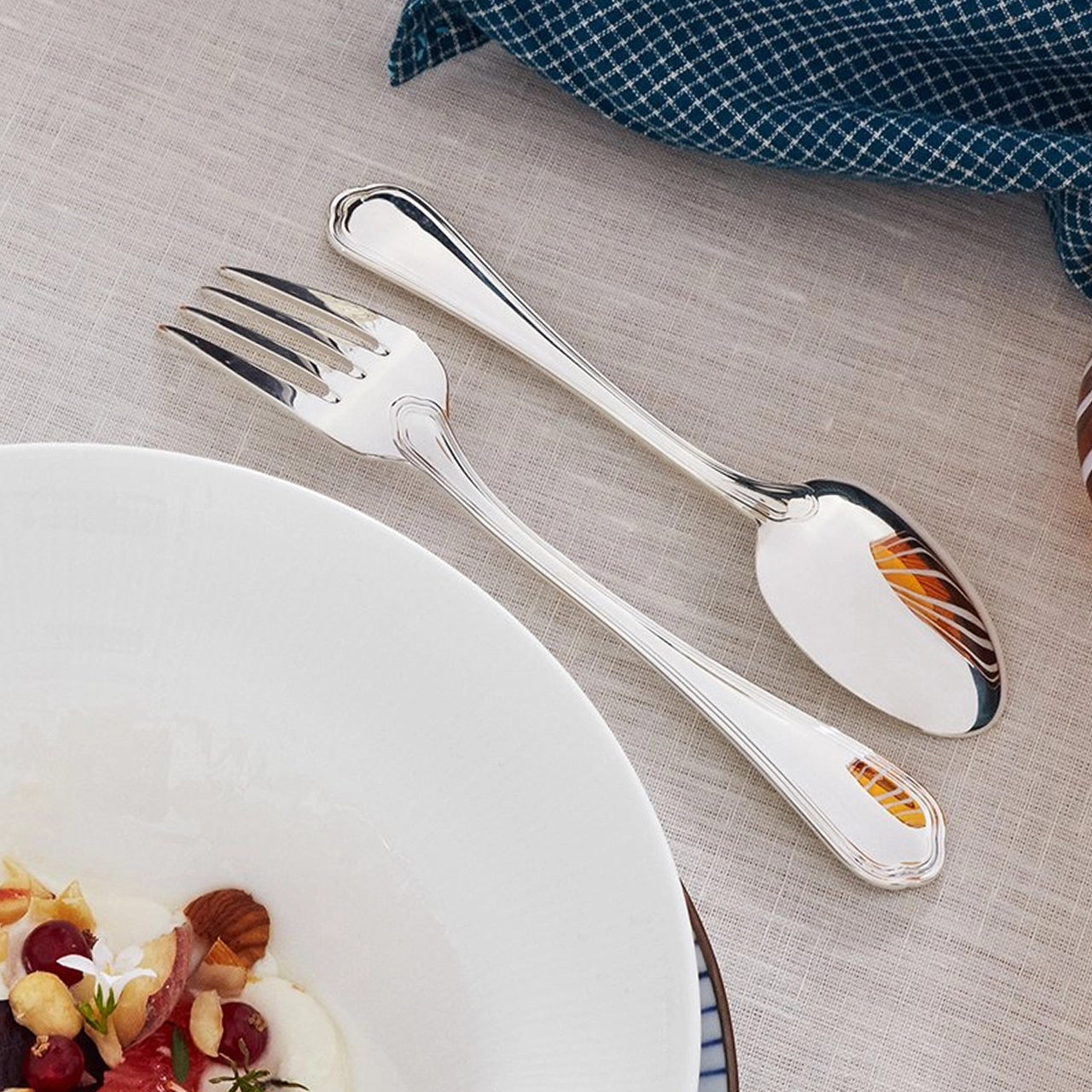 Вилка десертная SPATOURS 17 см посеребрение – 2