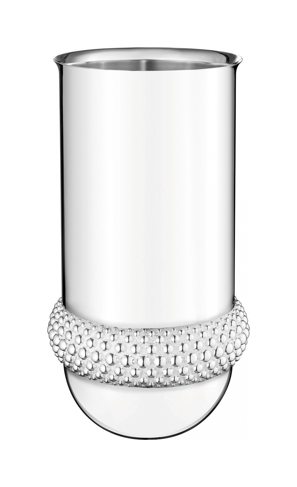 Ваза для цветов PERLES 43 см посеребрение
