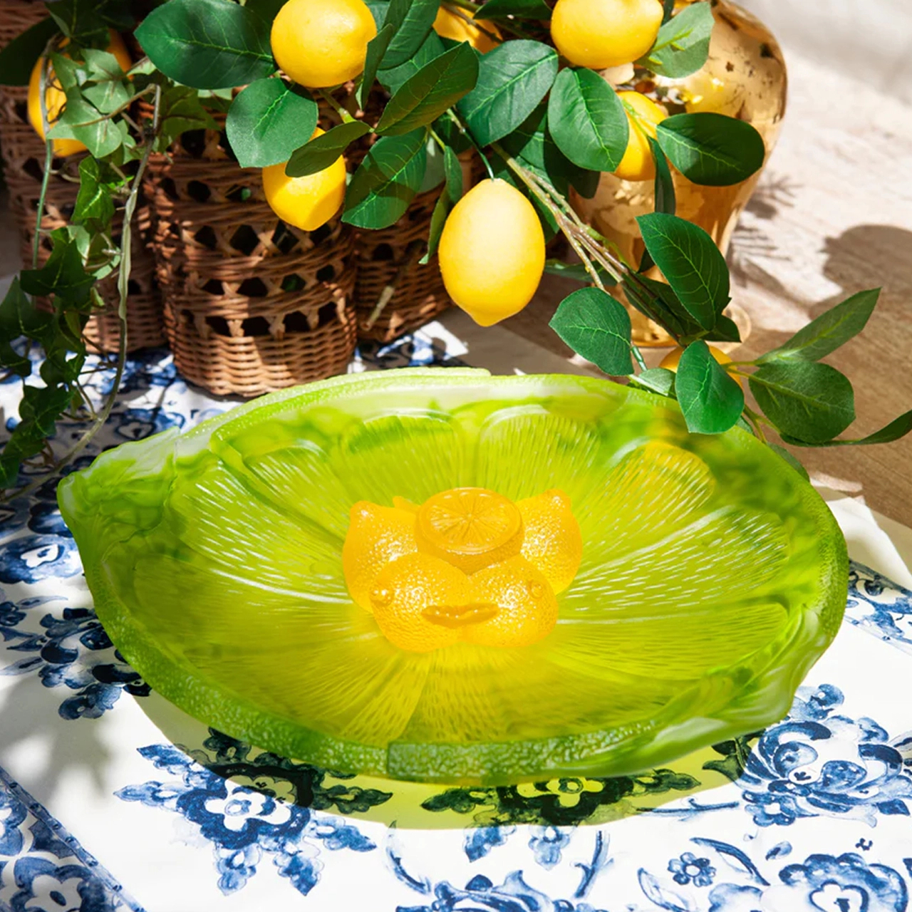 Ваза для фруктов CITRUS 37 см хрусталь – 2