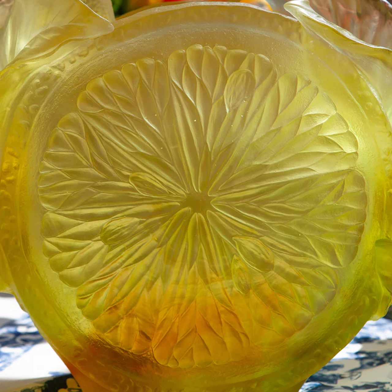Ваза для цветов CITRUS 30 см хрусталь Daum 05836