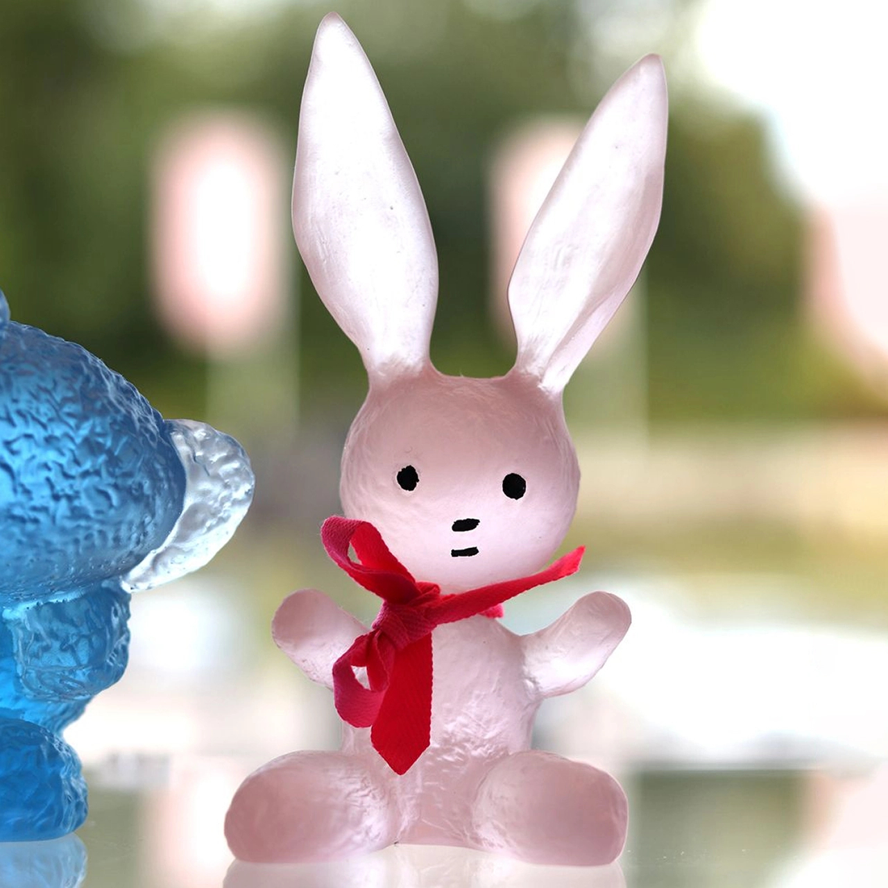 Скульптура PINPIN Кролик 13 см хрусталь розовый – 2