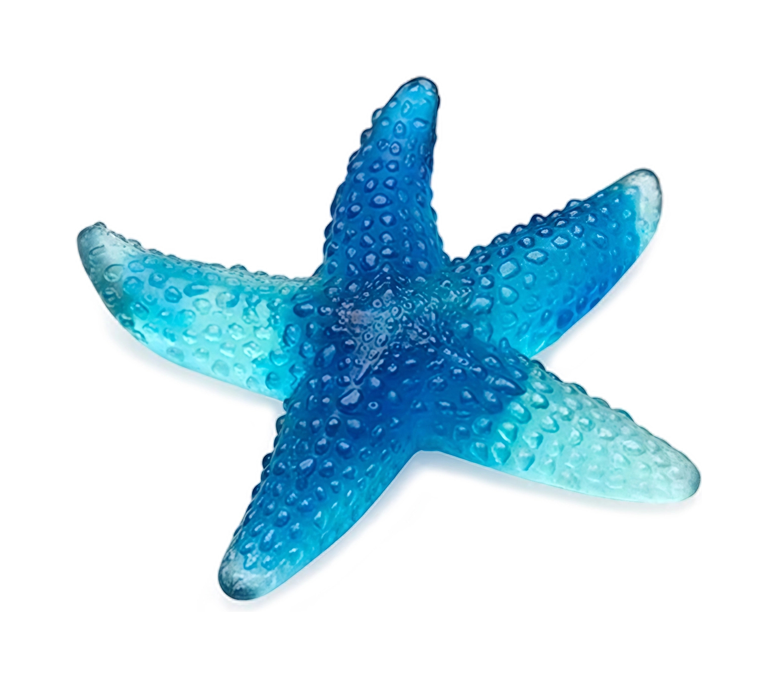 Скульптура CORAL SEA Морская звезда 11 см хрусталь голубая