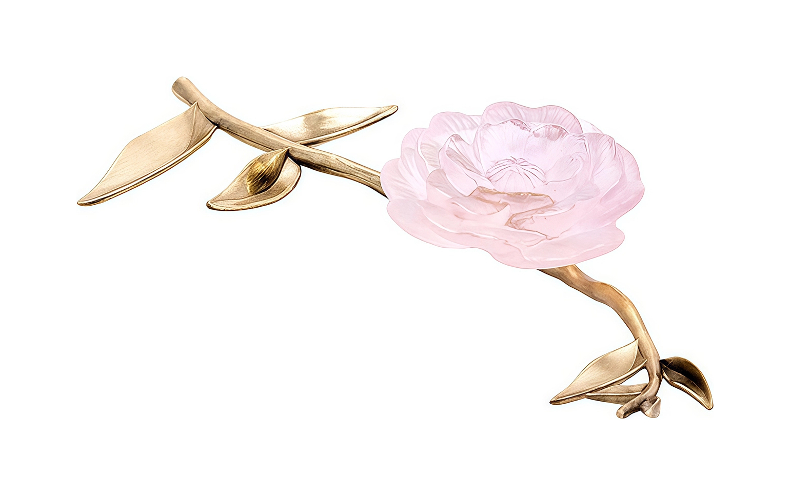 Скульптура CAMELIA D`Apparat 16.5 см хрусталь, латунь
