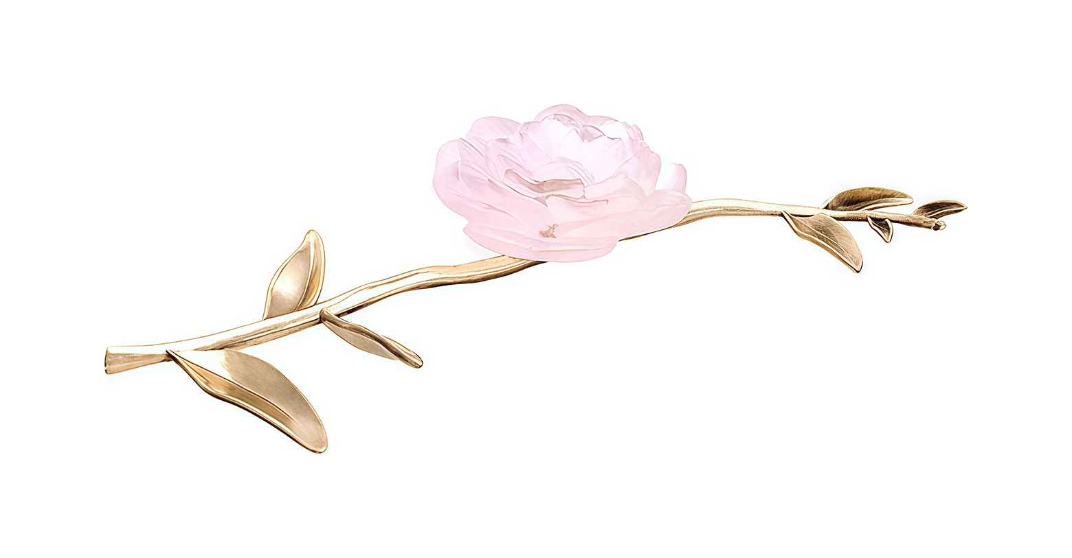 Скульптура CAMELIA D`Apparat 16.5 см хрусталь, латунь Daum 05750-1