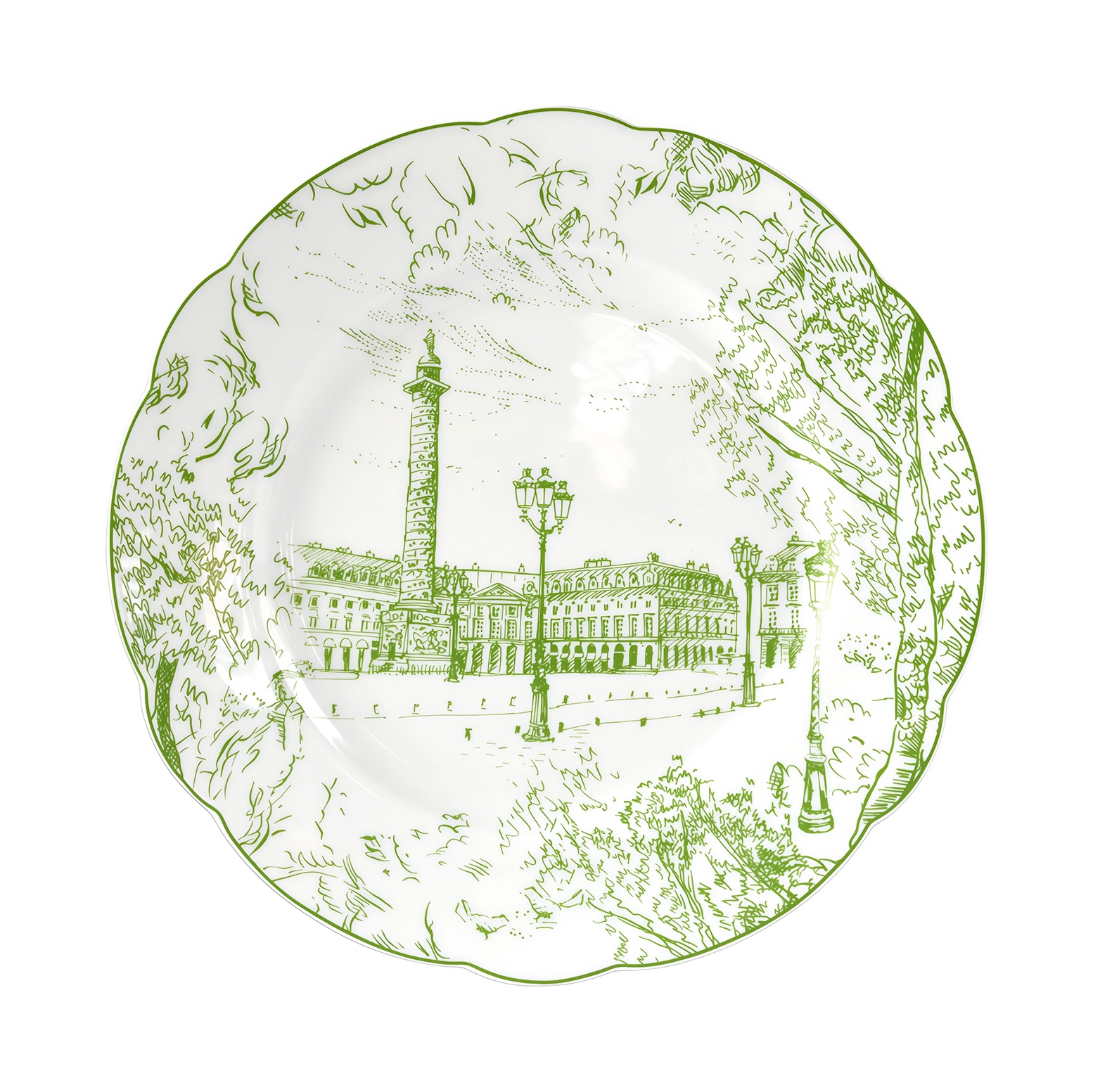 Набор тарелок обеденных TOUT PARIS 6 шт фарфор Bernardaud 1980/24226