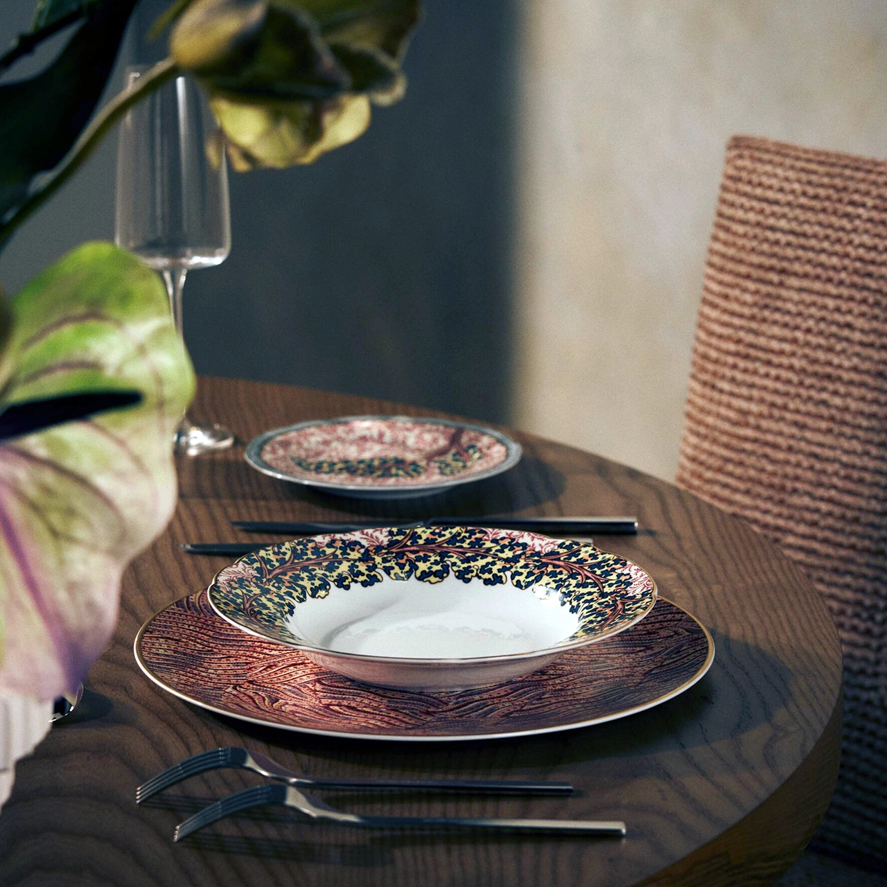 Тарелка суповая BRAQUENIÉ 23 см фарфор Bernardaud 2084/23