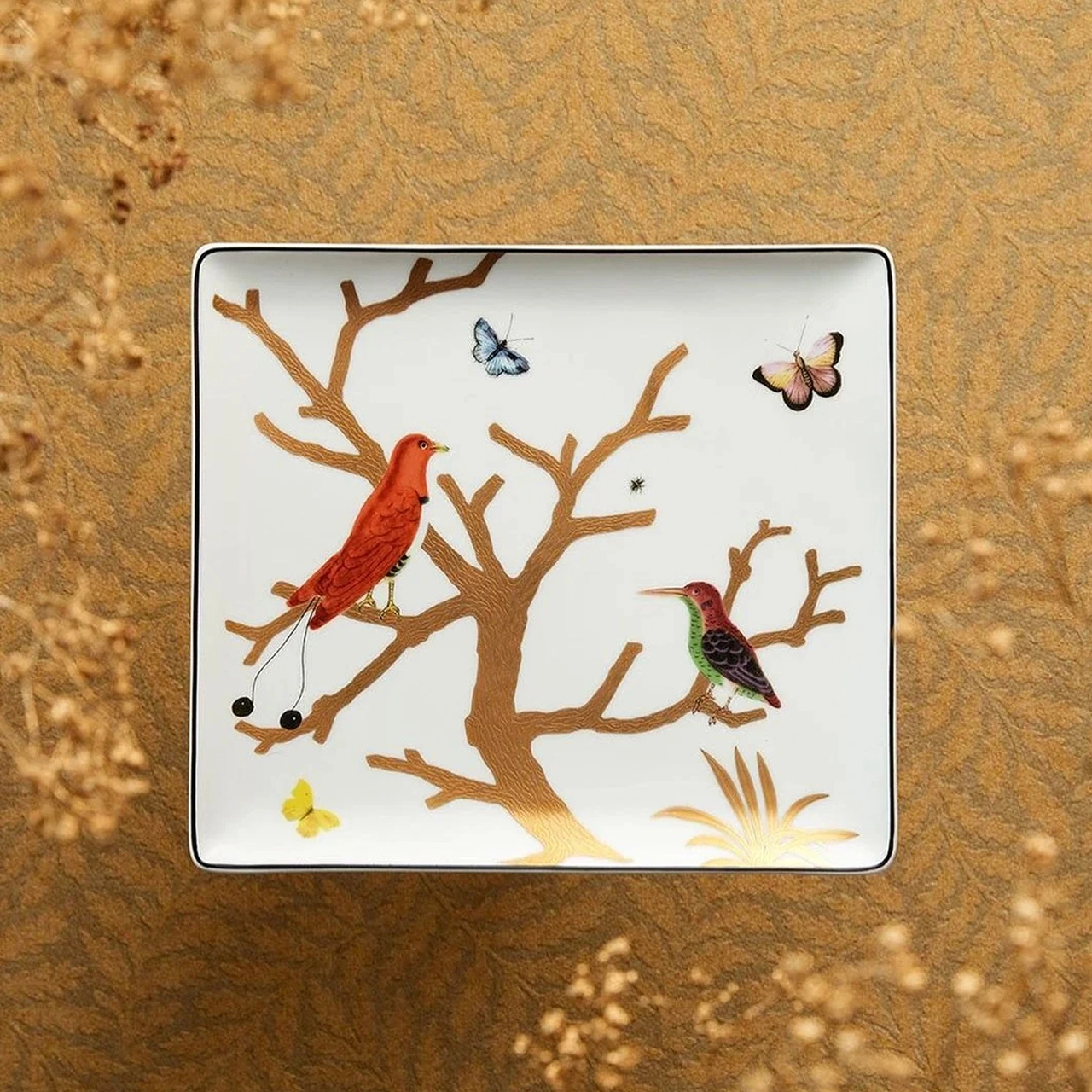 Мелочница AUX OISEAUX 22 см фарфор Bernardaud 2488/8230