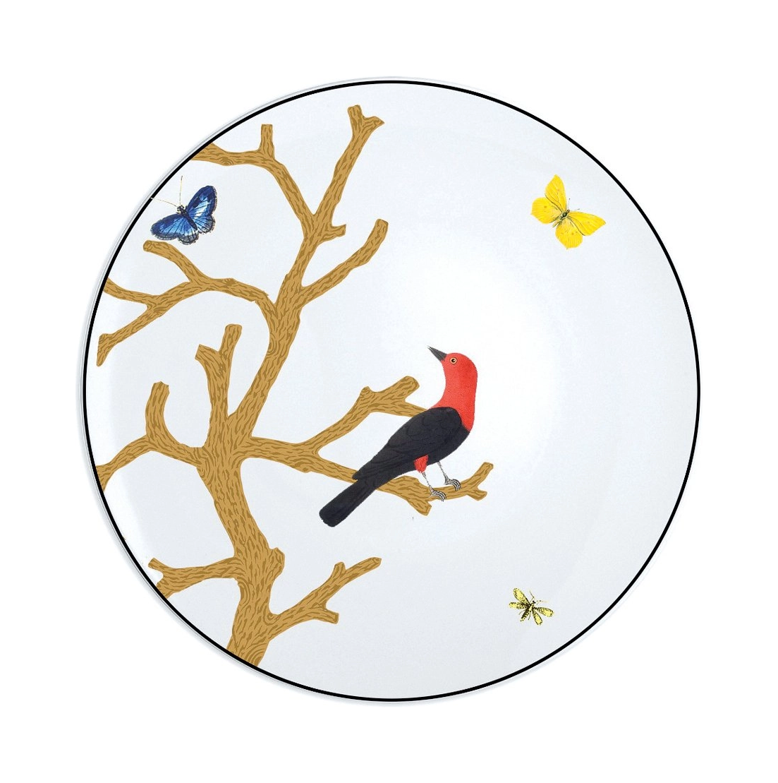 Тарелка для хлеба и масла AUX OISEAUX 16 см фарфор