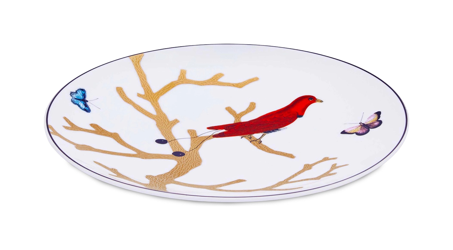 Тарелка салатная AUX OISEAUX 21 см фарфор Bernardaud 2488/2551