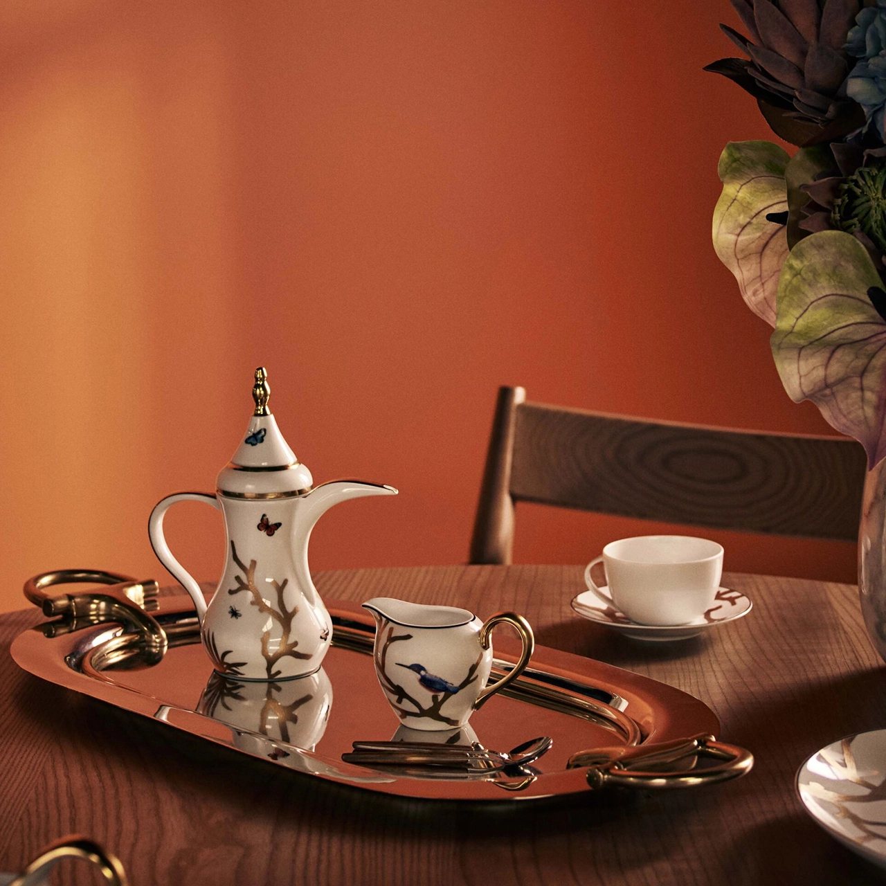 Молочник AUX OISEAUX 300 мл фарфор Bernardaud 2488/3094