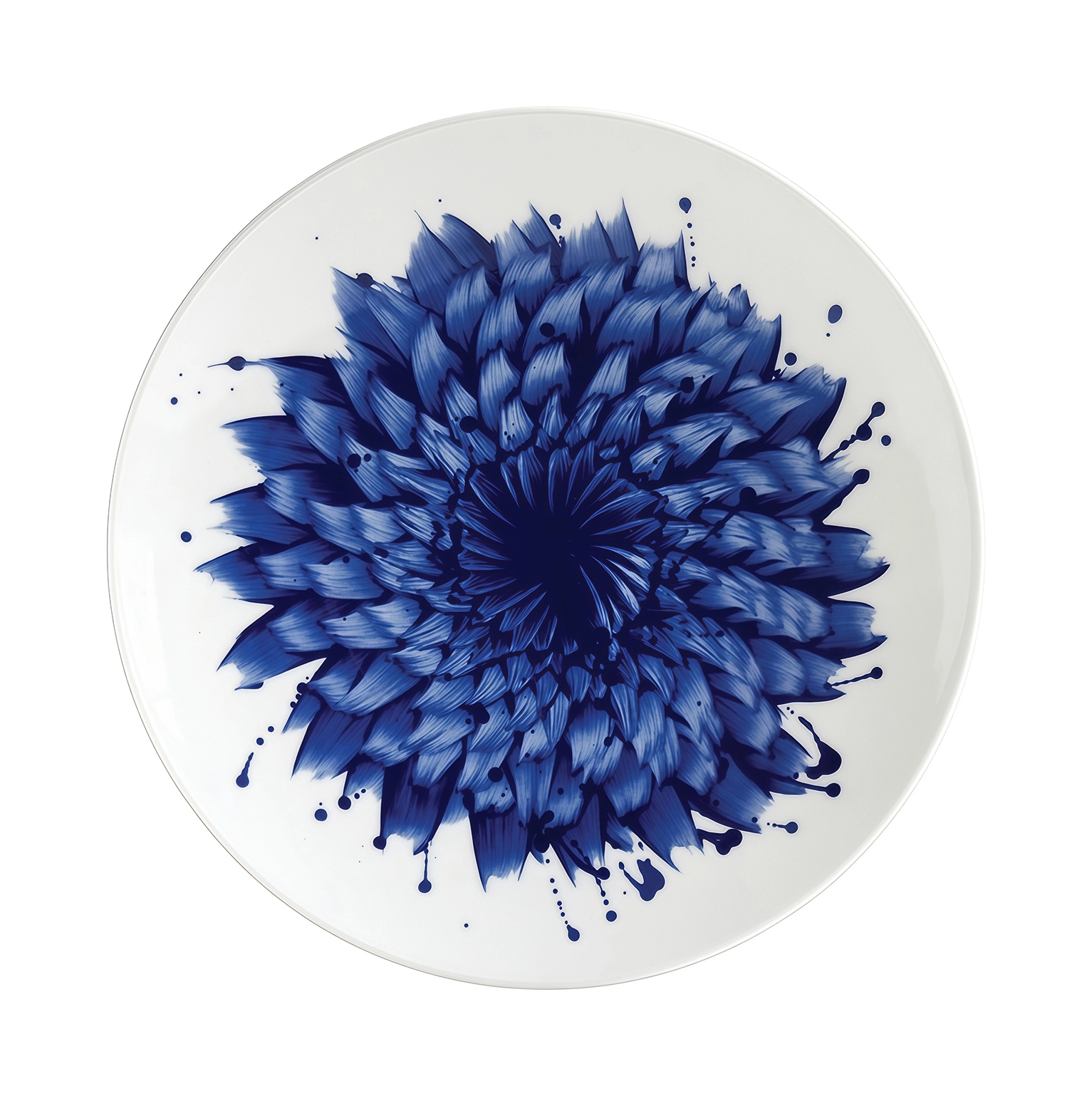 Набор салатных тарелок IN BLOOM 6 шт фарфор бело-синий Bernardaud 1768/22457