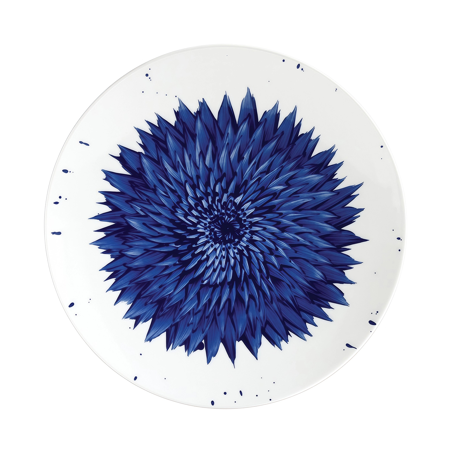 Набор салатных тарелок IN BLOOM 6 шт фарфор бело-синий Bernardaud 1768/22457