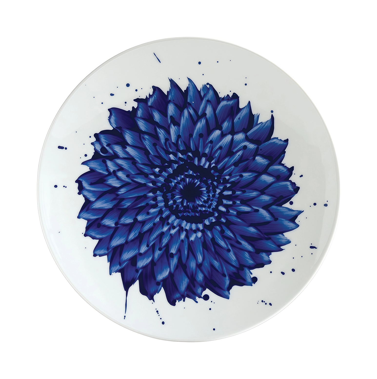 Набор салатных тарелок IN BLOOM 6 шт фарфор бело-синий Bernardaud 1768/22457