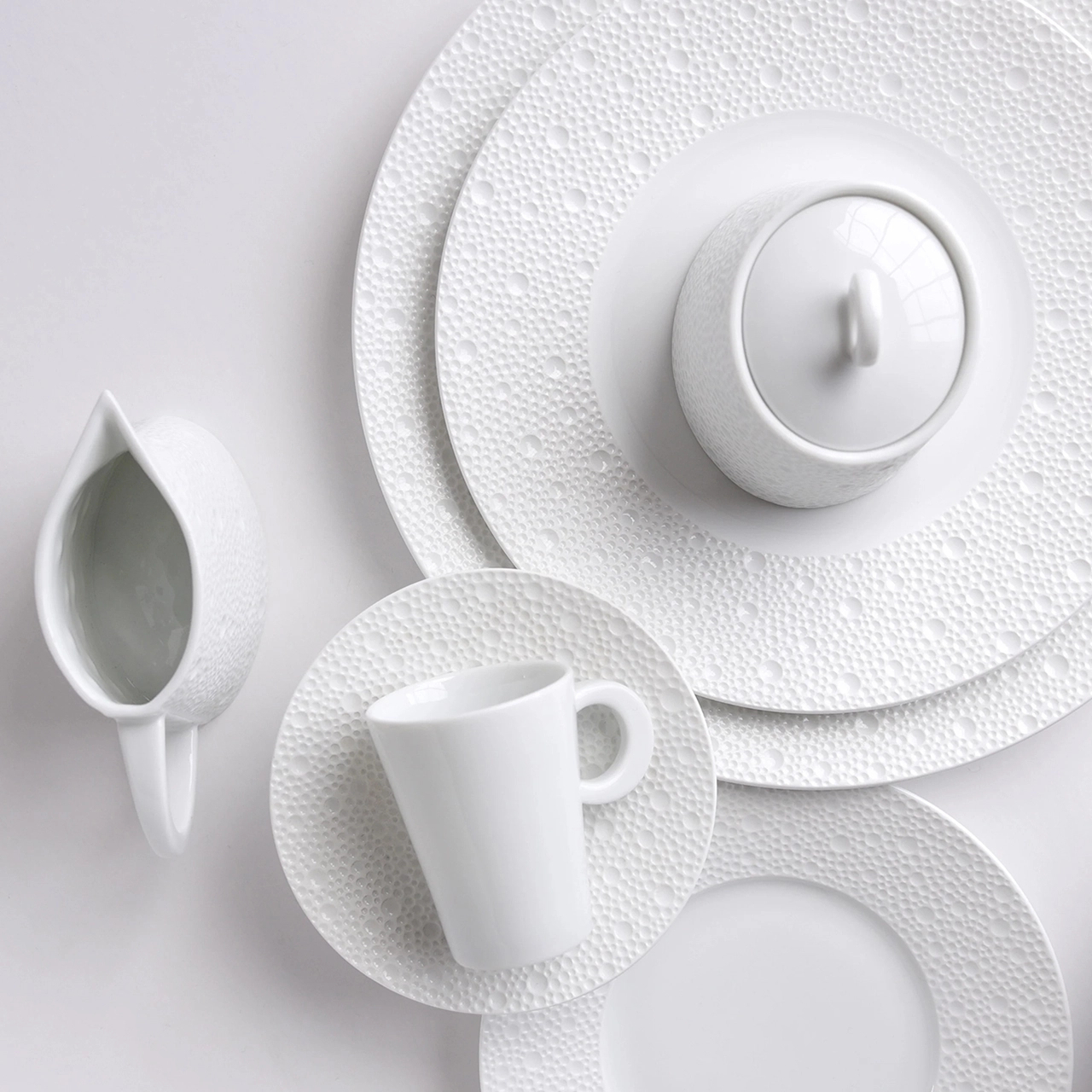 Тарелка обеденная ECUME 26 см фарфор белая Bernardaud 0733/20249