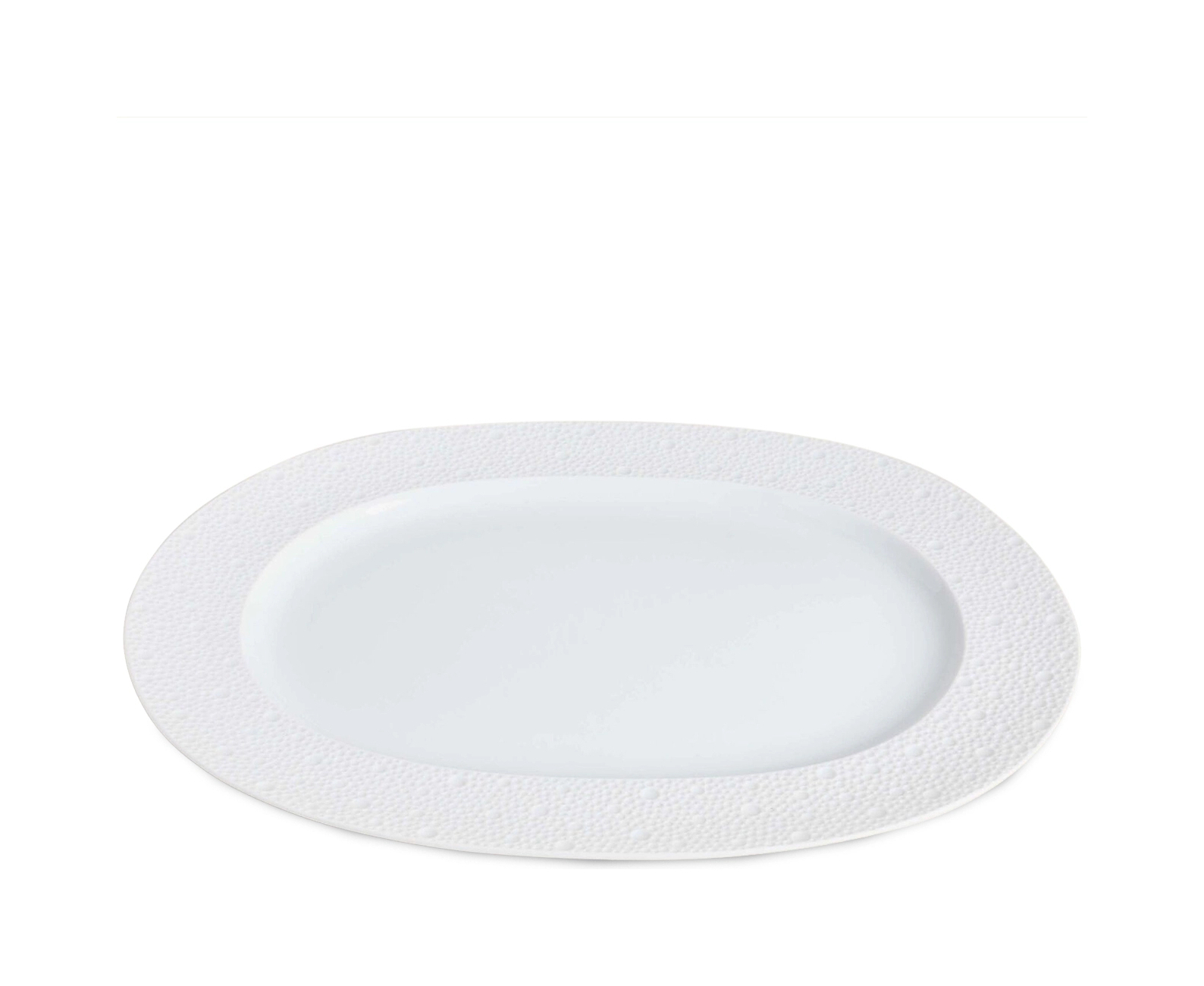 Блюдо овальное ECUME 35 см фарфор белое Bernardaud 0733/20515