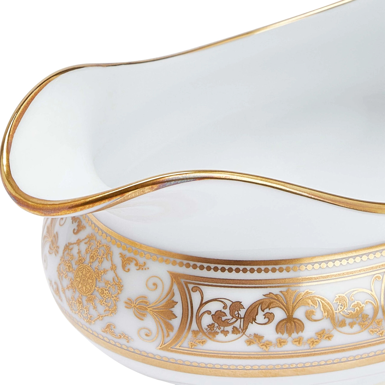 Соусник AUX ROIS OR 250 мл фарфор белый золото Bernardaud 1847/133