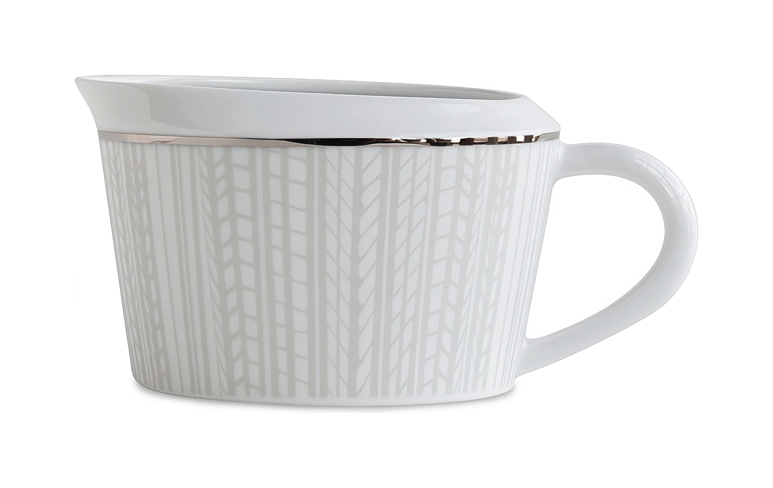 Соусник Bernardaud SILVA 250 мл фарфор серебристый