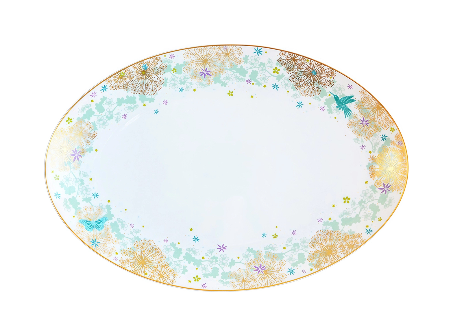 Блюдо овальное Bernardaud FEERIE 38 см фарфор