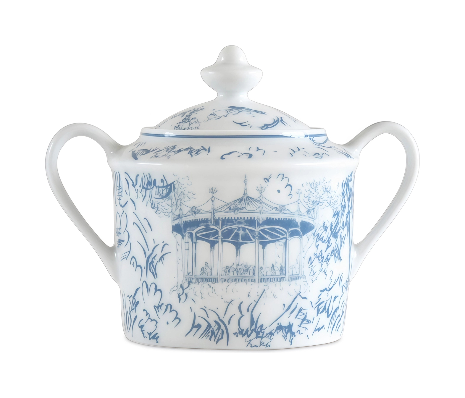 Сахарница Bernardaud TOUT PARIS 200 мл фарфор синяя