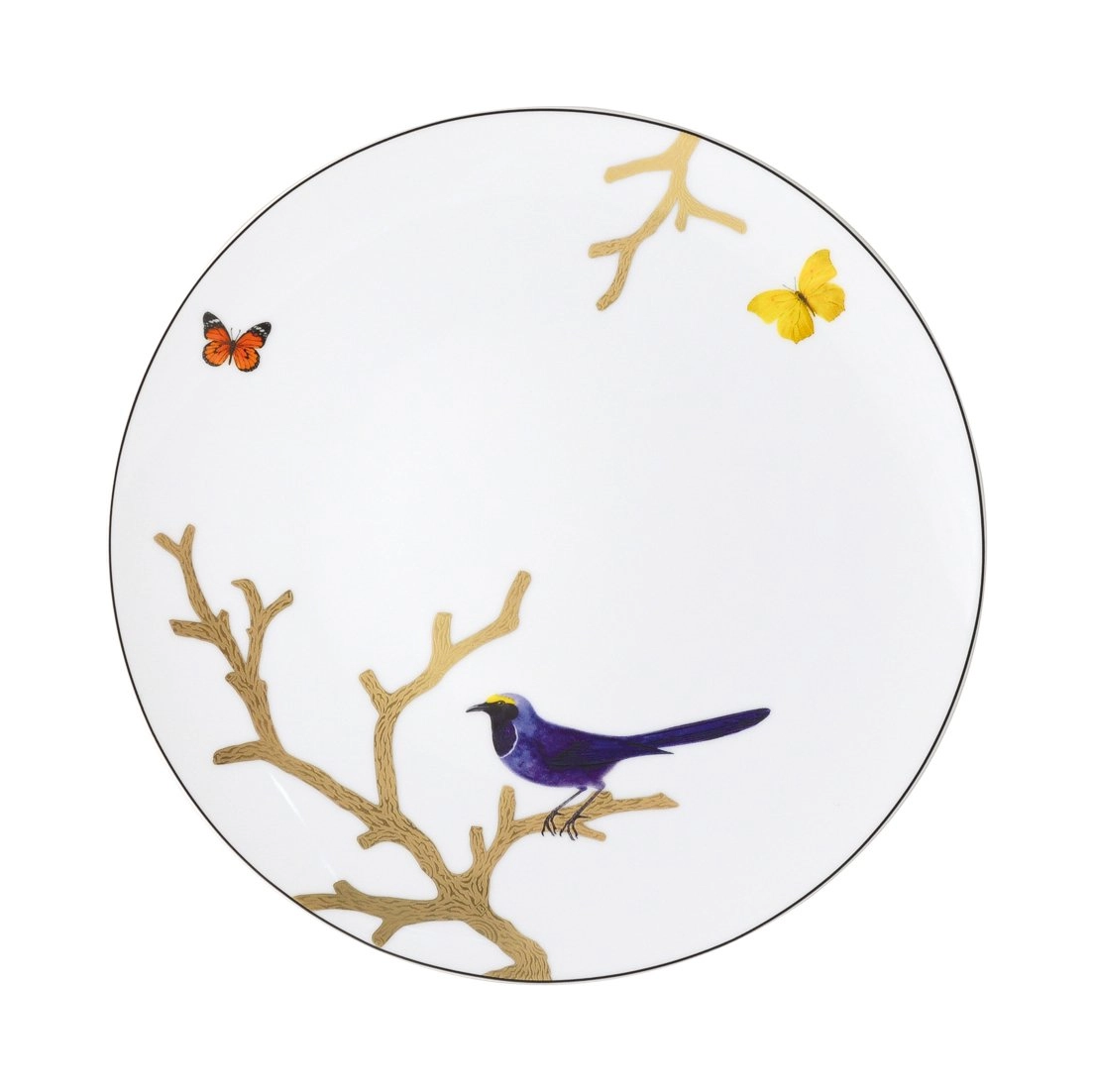 Тарелка обеденная AUX OISEAUX 26 см фарфор