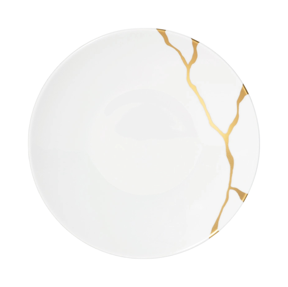 Тарелка для хлеба Bernardaud Kintsugi 17 см белая, фарфор