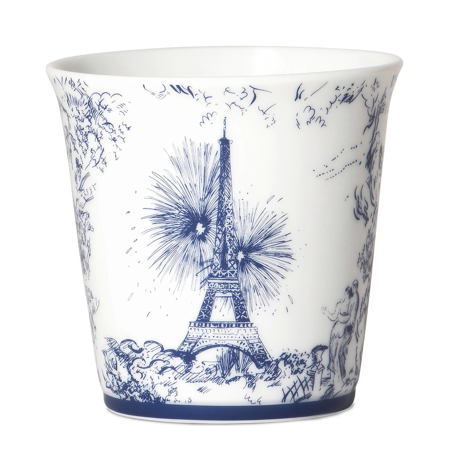 Свеча ароматизированная TOUT PARIS BLEU NUIT в стакане 9 см фарфор Bernardaud I225/3843