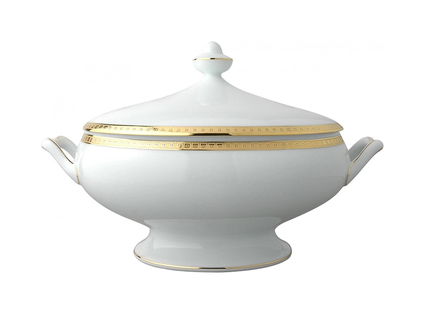 Чаша для овощей Bernardaud ATHENA GOLD с крышкой 1 л фарфор золото