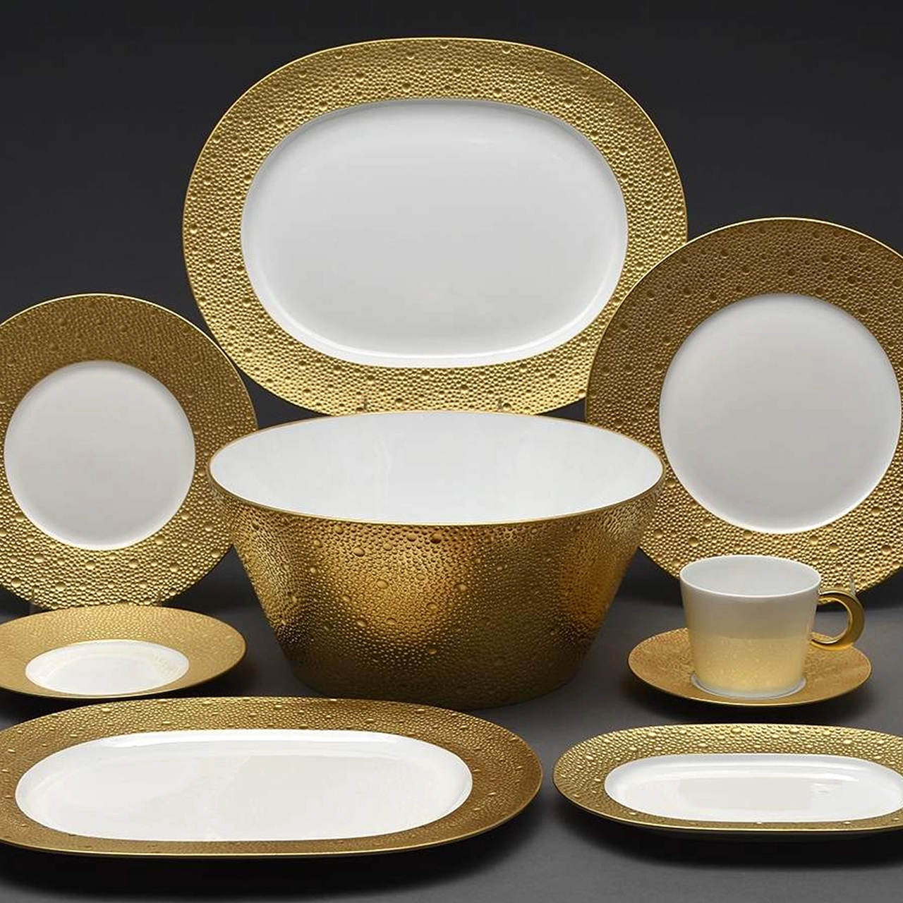 Салатник ECUME OR 28 см фарфор золото Bernardaud 0739/2787