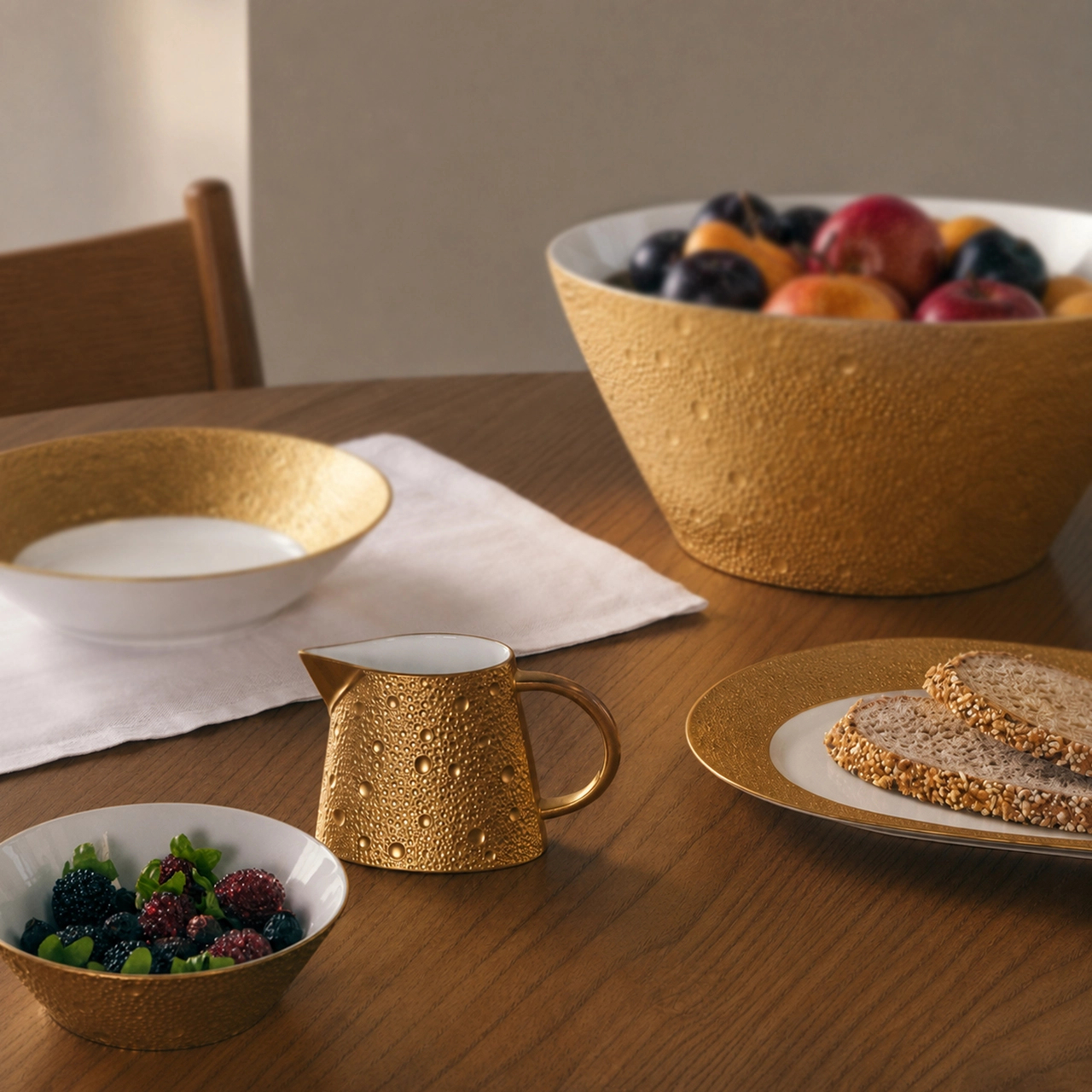 Салатник ECUME OR 28 см фарфор золото Bernardaud 0739/2787