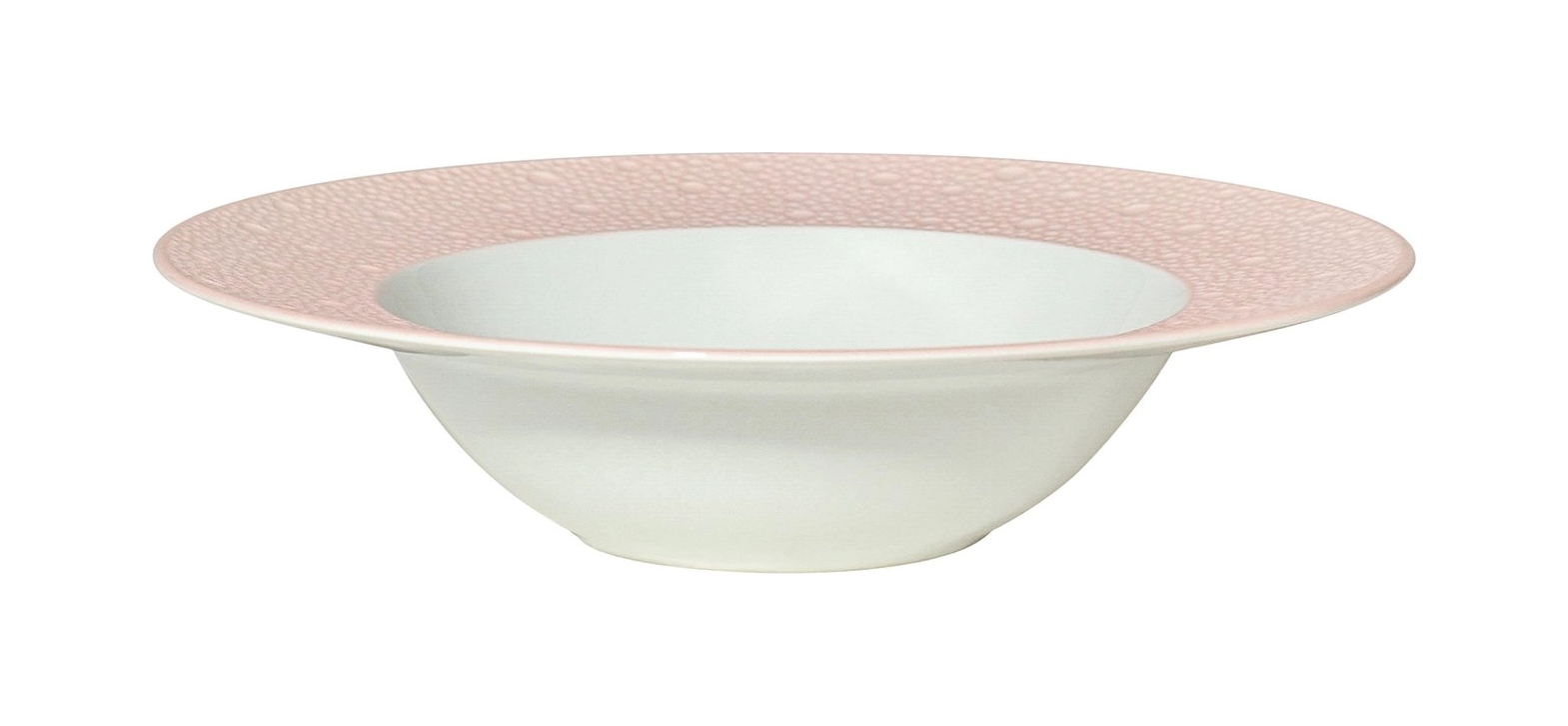 Тарелка суповая ECUME ROSE 22 см фарфор розовая – 2