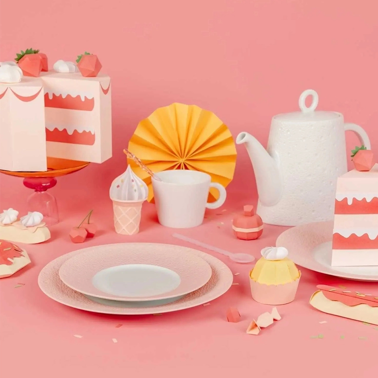 Тарелка обеденная ECUME ROSE 26 см фарфор розовая Bernardaud 2589/20249