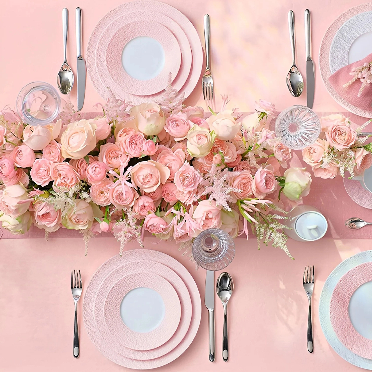 Тарелка для хлеба и масла ECUME ROSE 16 см фарфор розовая Bernardaud 2589/20251